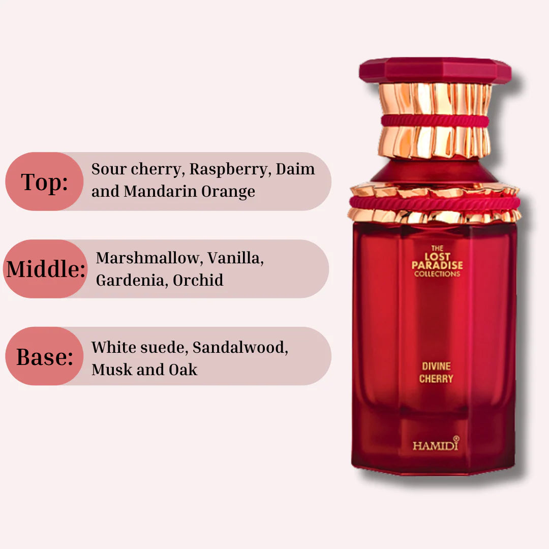 DIVINE CHERRY By Hamidi Apa De Parfum Spray 100ML Unisex