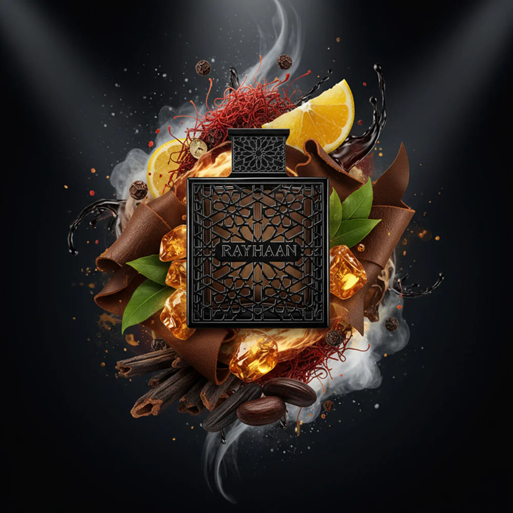 Apa de parfum Rayhaan Obsidian, bărbați, 100 ml (Inspirat de Dior