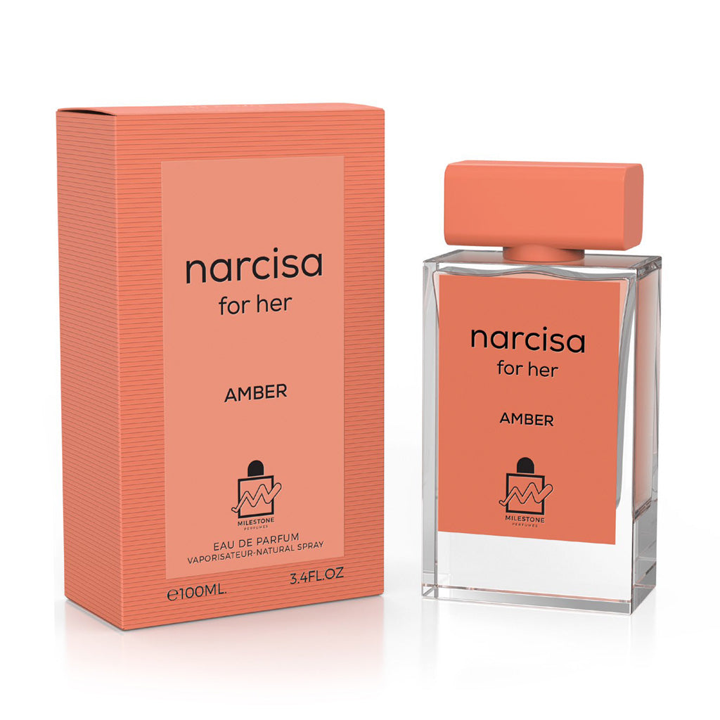MILESTONE Narcisa For Her Amber (Pour Femme) - 100ML EDP