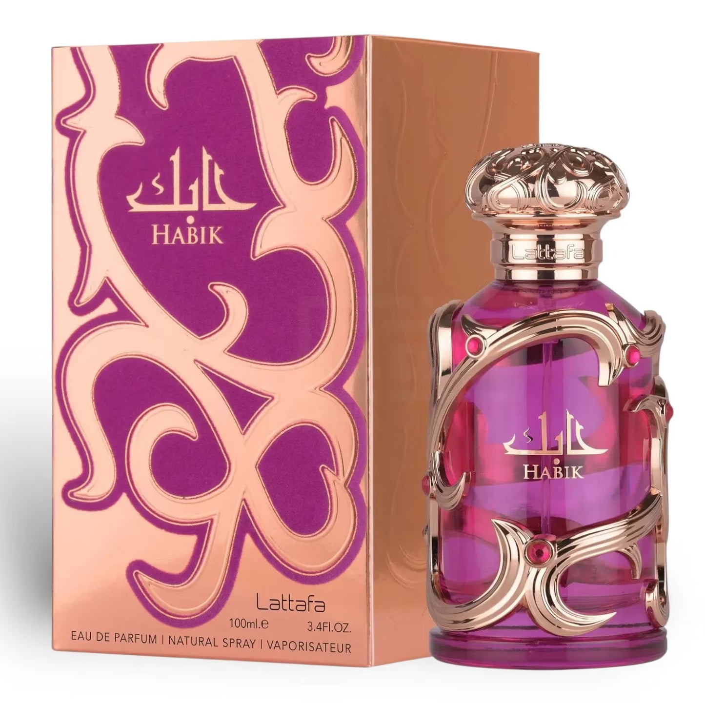 Lattafa Habik Femei 100ml EDP(Inspirat din Versace Pour Femme Dylan Purple)