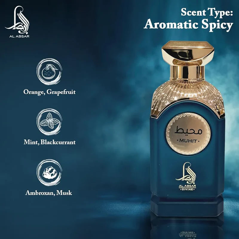 Al Absar Divine Muhit apa de Parfum, Unisex, 100 ml ( Inspirat de Pacific Chill Louis Vuitton.)