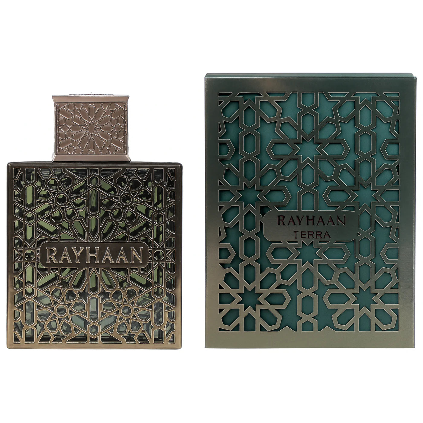 Apa de Parfum Rayhaan Terra, Unisex, 100 ml (Inspirat din Outlands Amouage.)