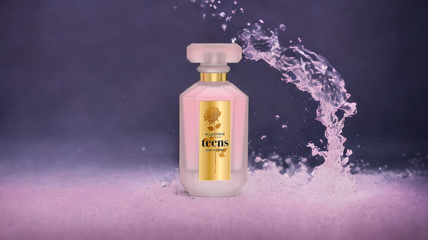 MILESTONE Teens Pink Flower (Pour Femme)  100ML EDP