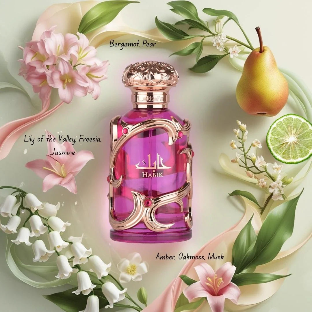 Lattafa Habik Femei 100ml EDP(Inspirat din Versace Pour Femme Dylan Purple)