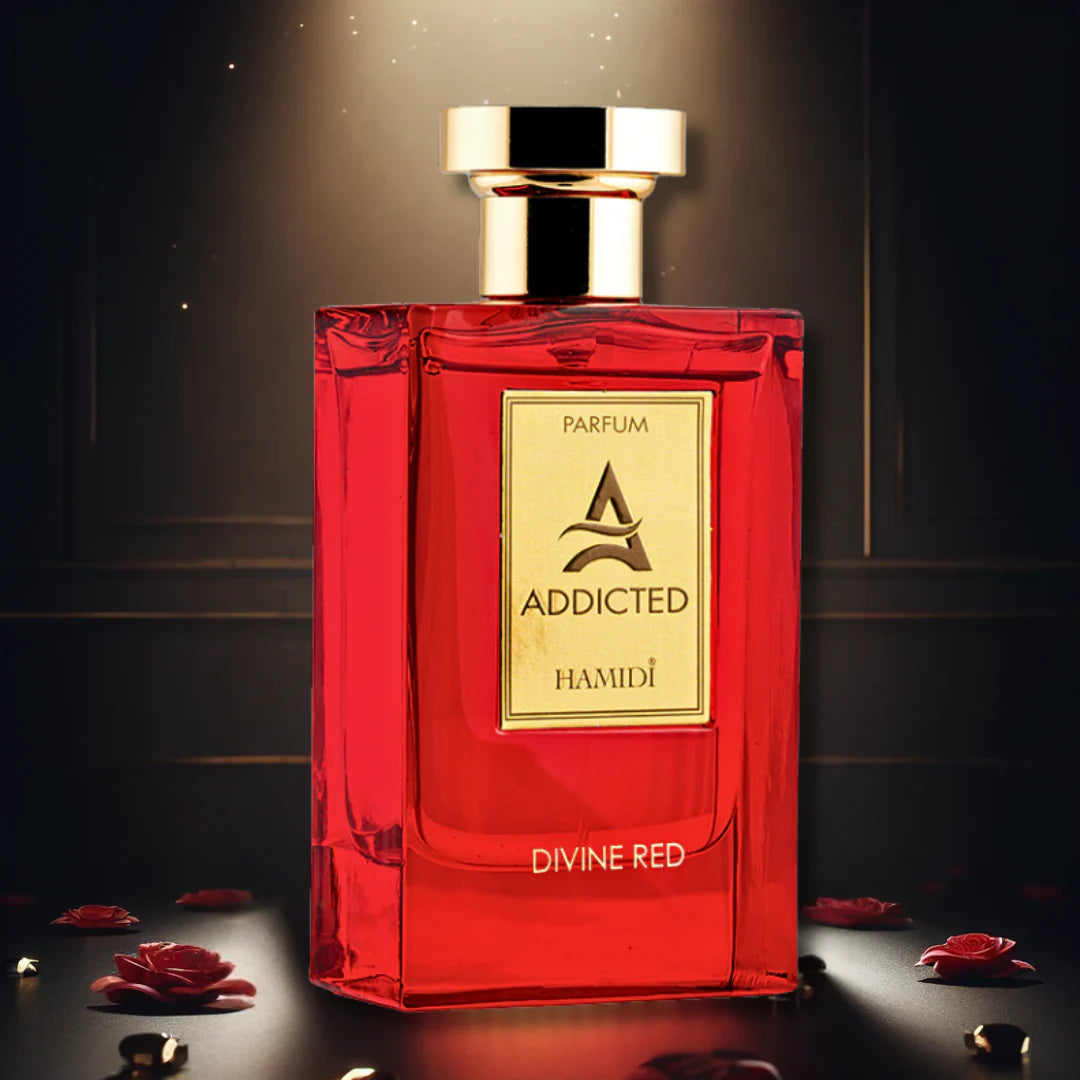 ADDICTED DIVINE RED de la Hamidi, Cald și Condimentat, Unisex, 110 ML