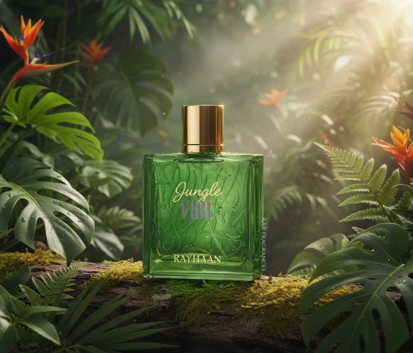 Apă de parfum Rayhaan Jungle Vibe, Unisex, 100 ml (Inspirat de Sandal Greenery Dries Van Noten)