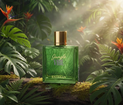 Apă de parfum Rayhaan Jungle Vibe, Unisex, 100 ml (Inspirat de Sandal Greenery Dries Van Noten)