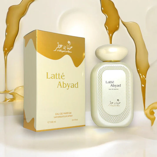 Parfum unisex Hekayat Attar Latte Abyad, note de vanilie și caramel, 100 ml EDP
