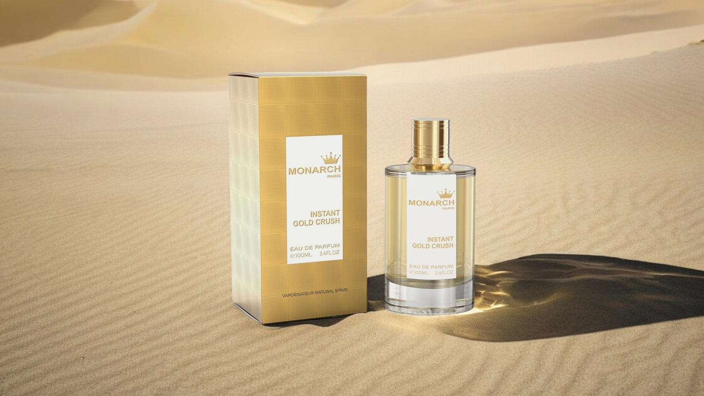 MILESTONE Monarch Intense Gold Crush (Unisex) Vaporisateur Natural Spray 100ML EDP