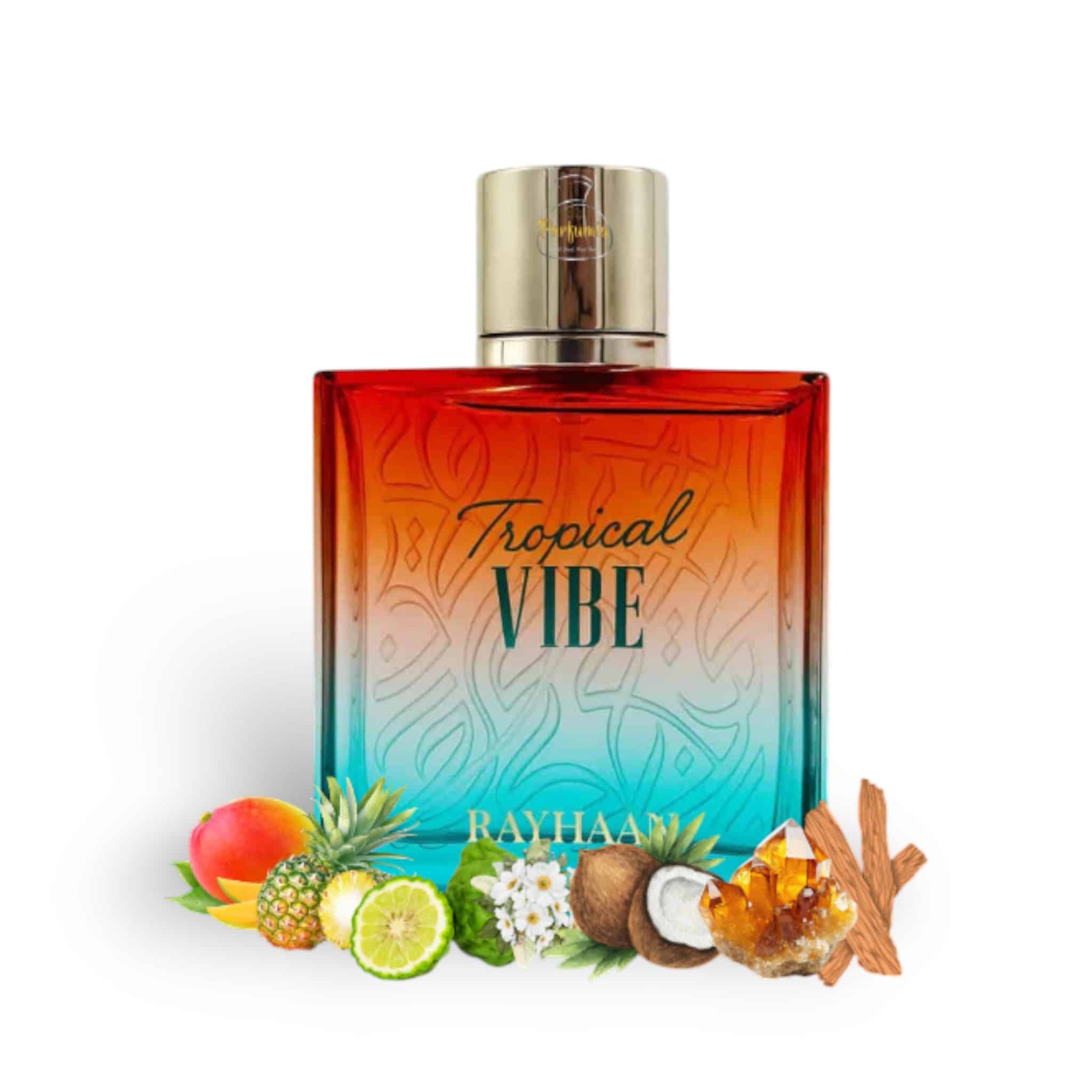 Apa de parfum Rayhaan Tropical Vibes, unisex, 100 ml – Dubai Rose