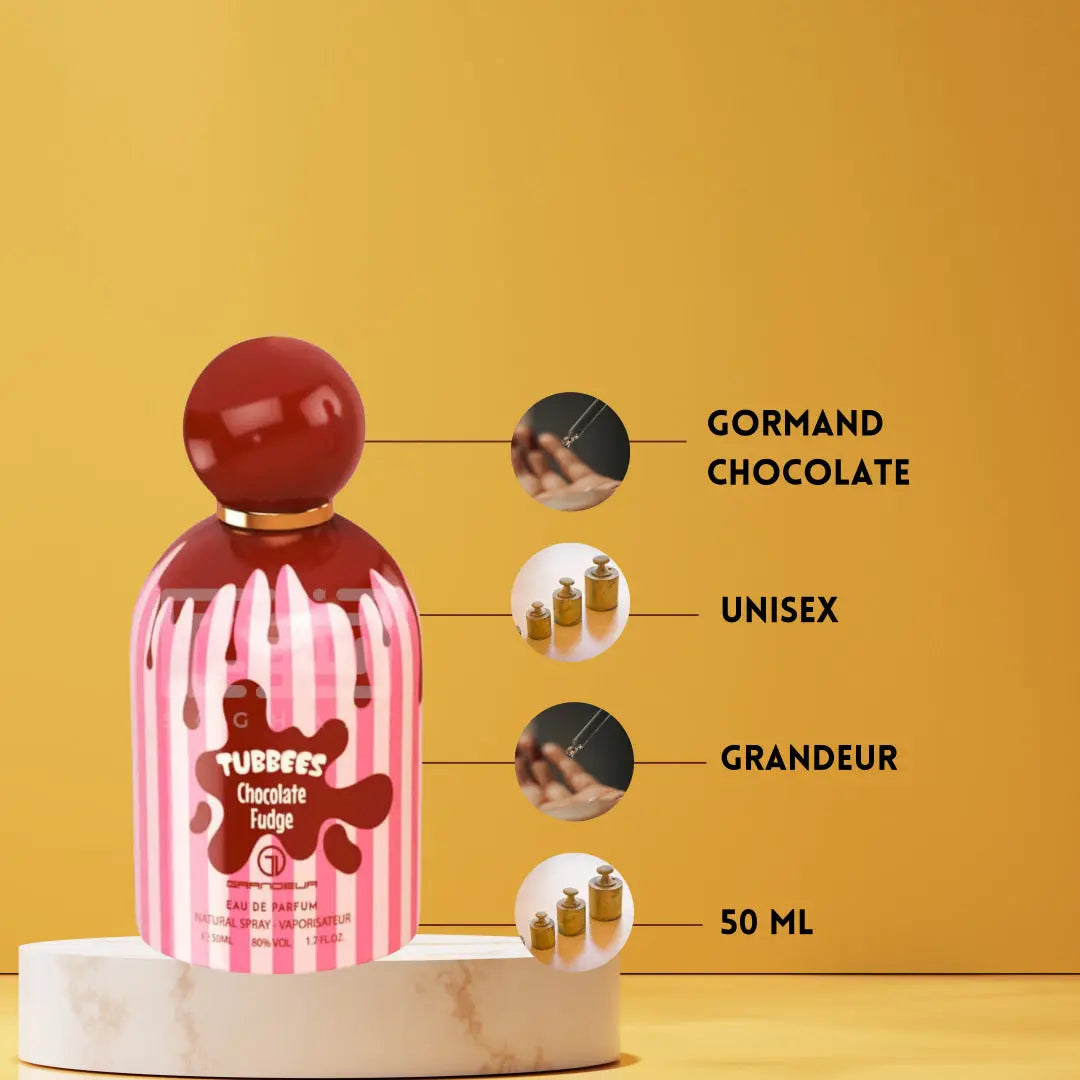 GRANDEUR ELITE Tubbees Chocolate Fudge EDP 50 ml Apa de Parfum