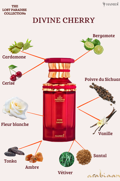 DIVINE CHERRY By Hamidi Apa De Parfum Spray 100ML Unisex