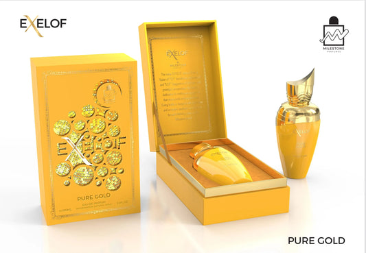Milestone Exelof Pure Gold Apa De Parfum 85ml Unisex (Inpirat din Xerjoff Erba Gold)