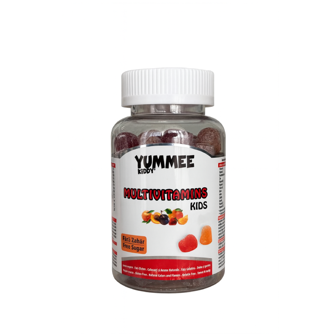 YUMMEE KIDDY Multivitamine 60 jeleuri, fără zahăr, aromate