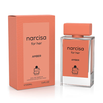 MILESTONE Narcisa For Her Amber (Pour Femme) - 100ML EDP