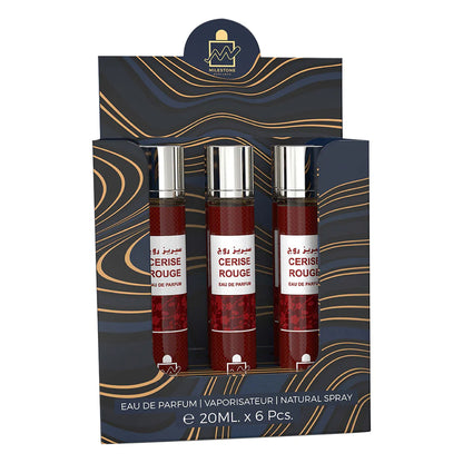 MILESTONE Cerise Rouge Apă de Parfum 5x 20ml Plus 1 Tester Gratuit