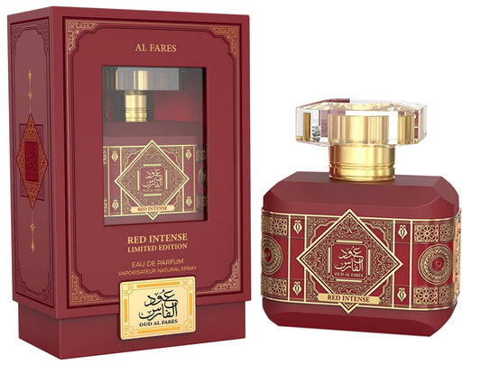 Al Fares Oud Red Intense Eau de Parfum – Unisex 100ml Limited Edition